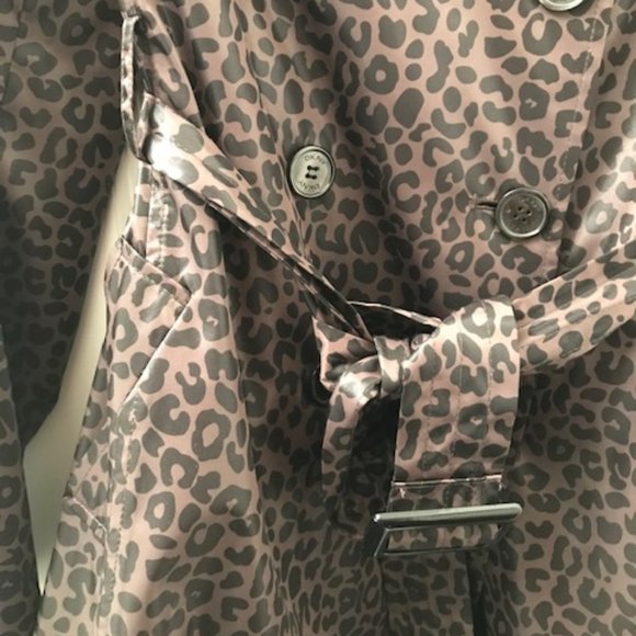 DKNY Women’s Trench Coat ~ Animal print ~ NWOT - Picture 7 of 16